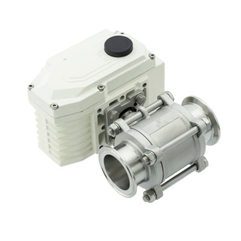 Electric Three-Piece Stainless Steel Quick-Install Ball Valve