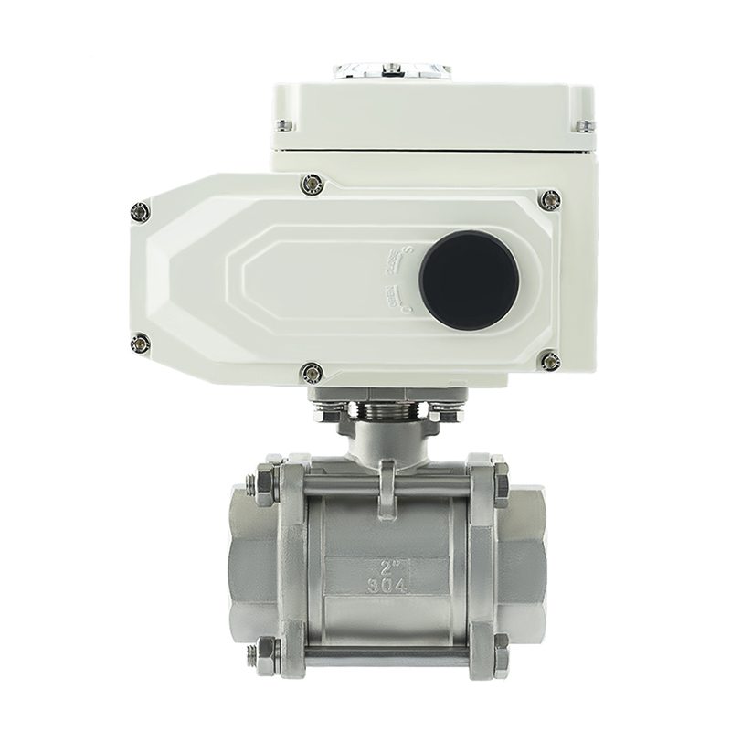 Electric Three-Piece Threaded Ball Valve