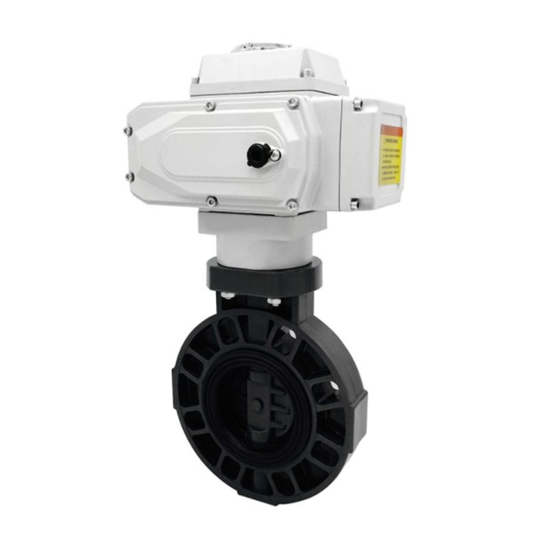 Electric UPVC Butterfly Valve