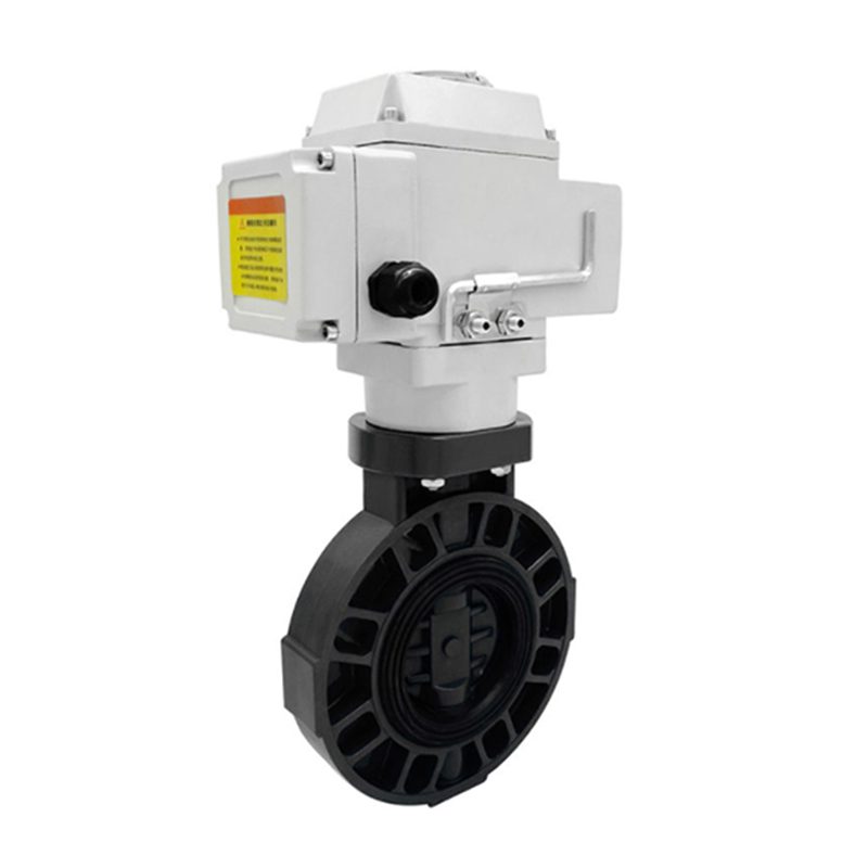 Electric UPVC Butterfly Valve