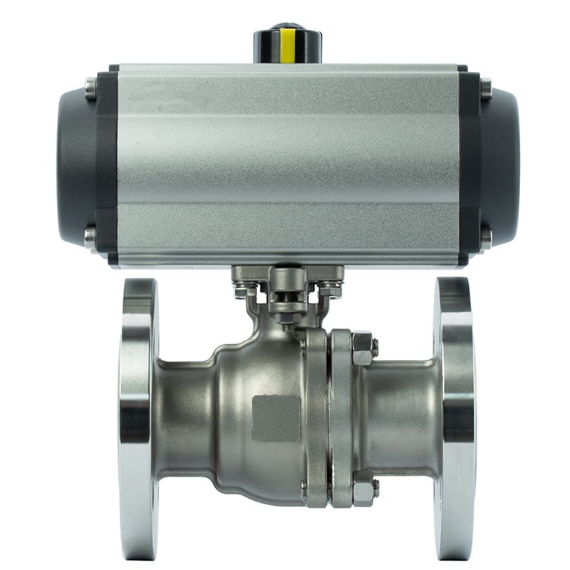 High Platform Stainless Steel Pneumatic Ball Valve