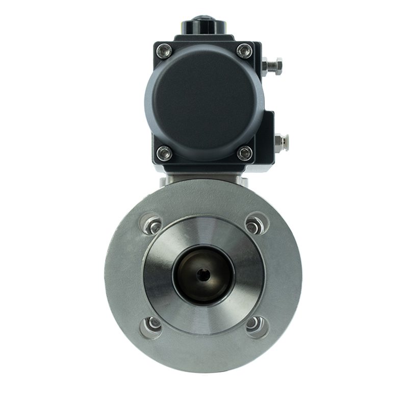 High Platform Stainless Steel Pneumatic Ball Valve