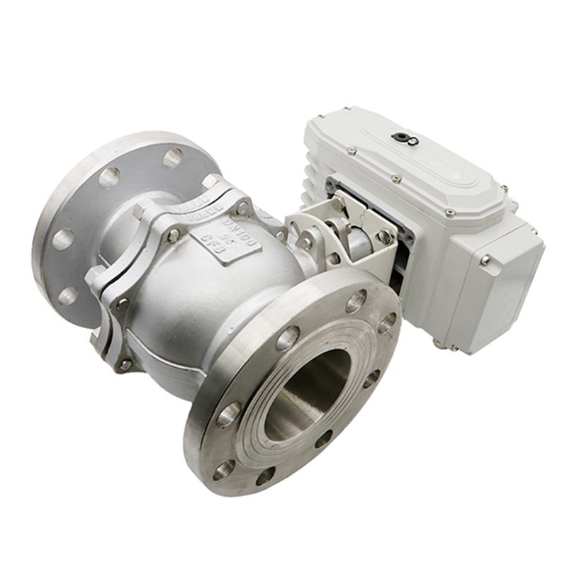 High Temperature Electric Stainless Steel Flange Ball Valve