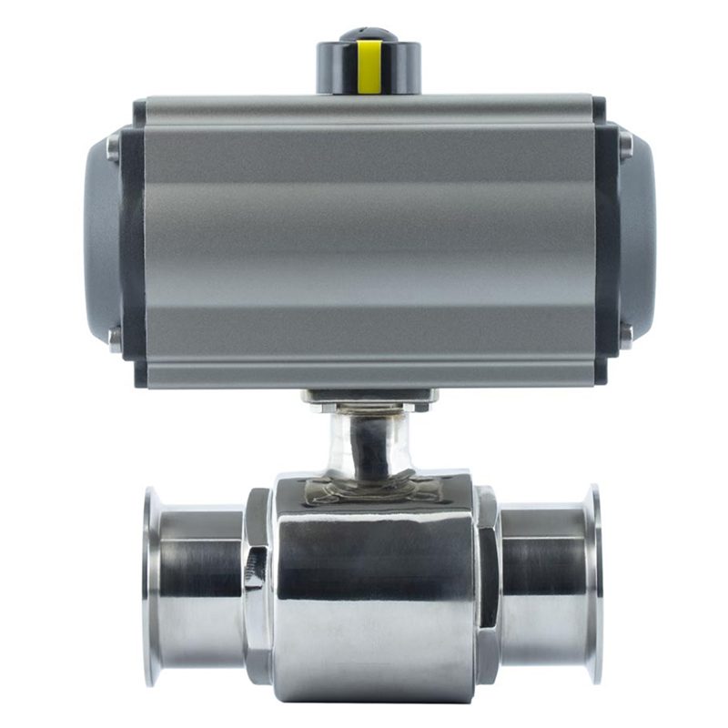 Pneumatic Stainless Steel Clamp Quick-Install Ball Valve