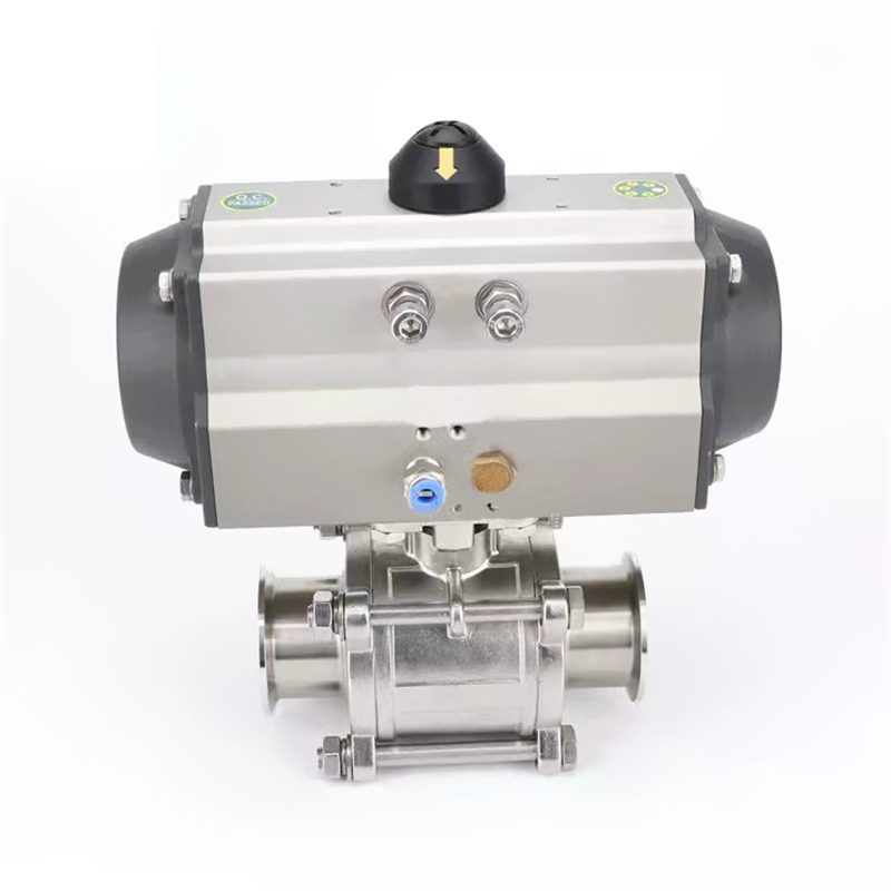 Pneumatic Thread Clamp Ball Valve