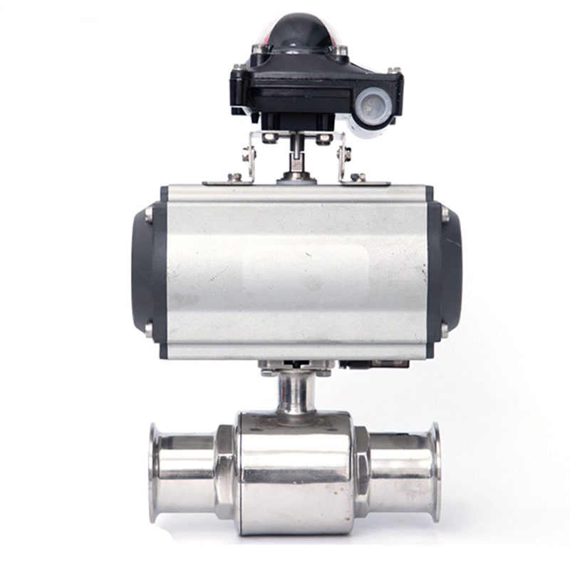 Pneumatic Three-Way Quick-Install Ball Valve