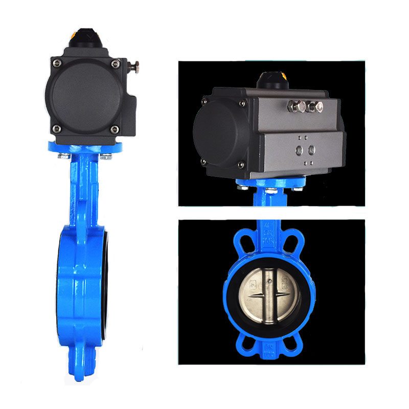 Pneumatic WCB Wafer Butterfly Valve