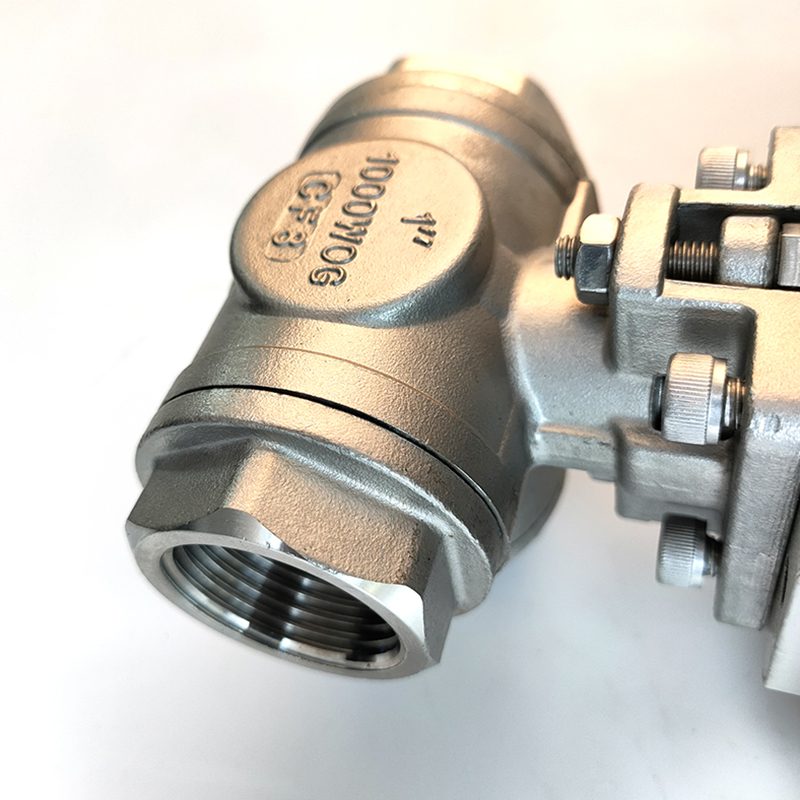 Stainless Steel Three-Way Threaded Electric Ball Valve