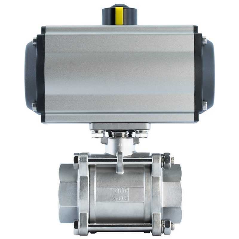 Three-Piece Pneumatic Ball Valve