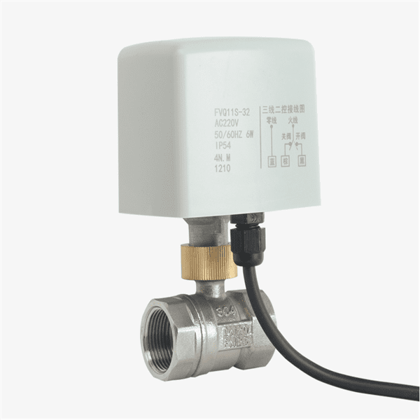 Three-Wire Two-Control Electric Stainless Steel Threaded Ball Valve