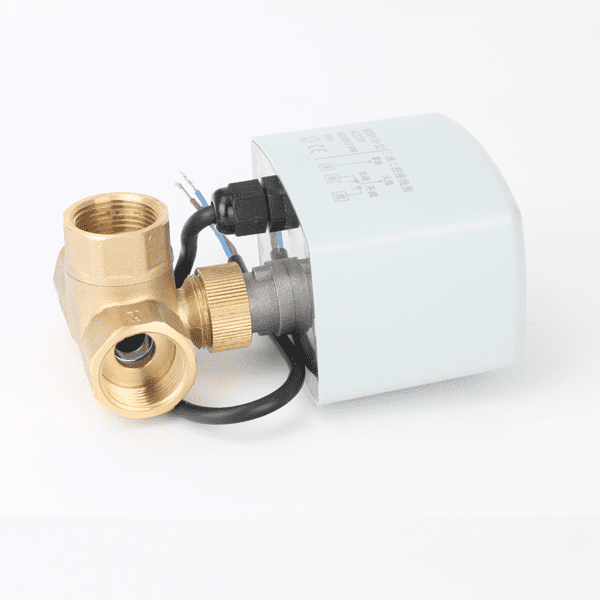 Three-Wire Two-Control Electric Threaded Copper Ball Valve