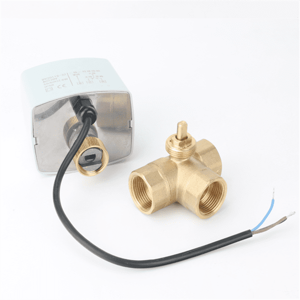 Three-Wire Two-Control Electric Threaded Copper Ball Valve