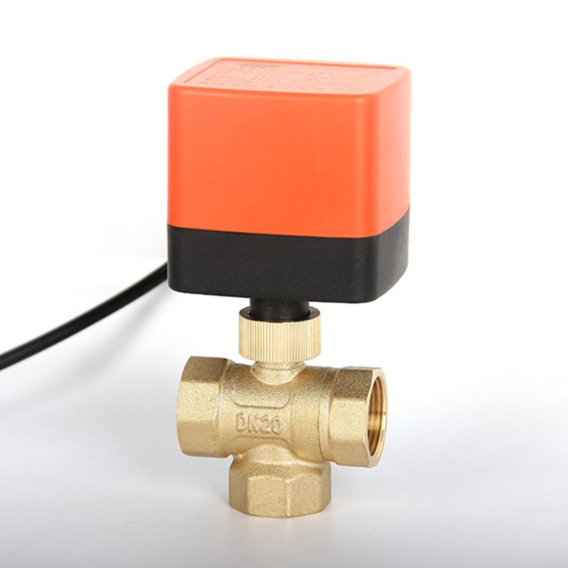 Three-Wire Two-Control Electric Threaded Copper Ball Valve