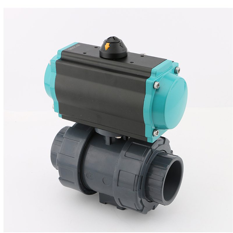 UPVC Pneumatic Plastic Ball Valve