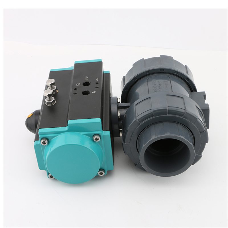 UPVC Pneumatic Plastic Ball Valve