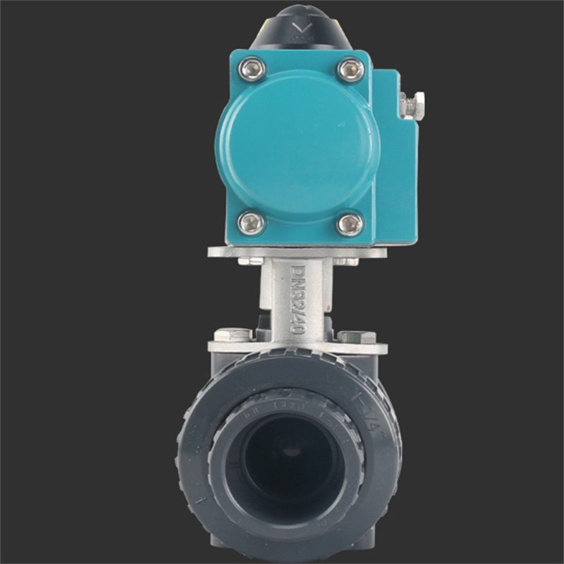 UPVC Pneumatic Plastic Ball Valve